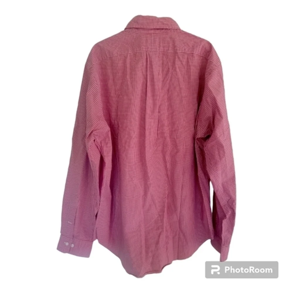 Dress Shirt Ralph Lauren‎ mens gingham check red button down 16